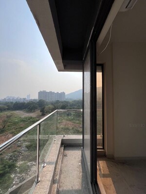 Balcony in 2 BHK Apartment at USD Unique Vistas, Manpada – for Rent