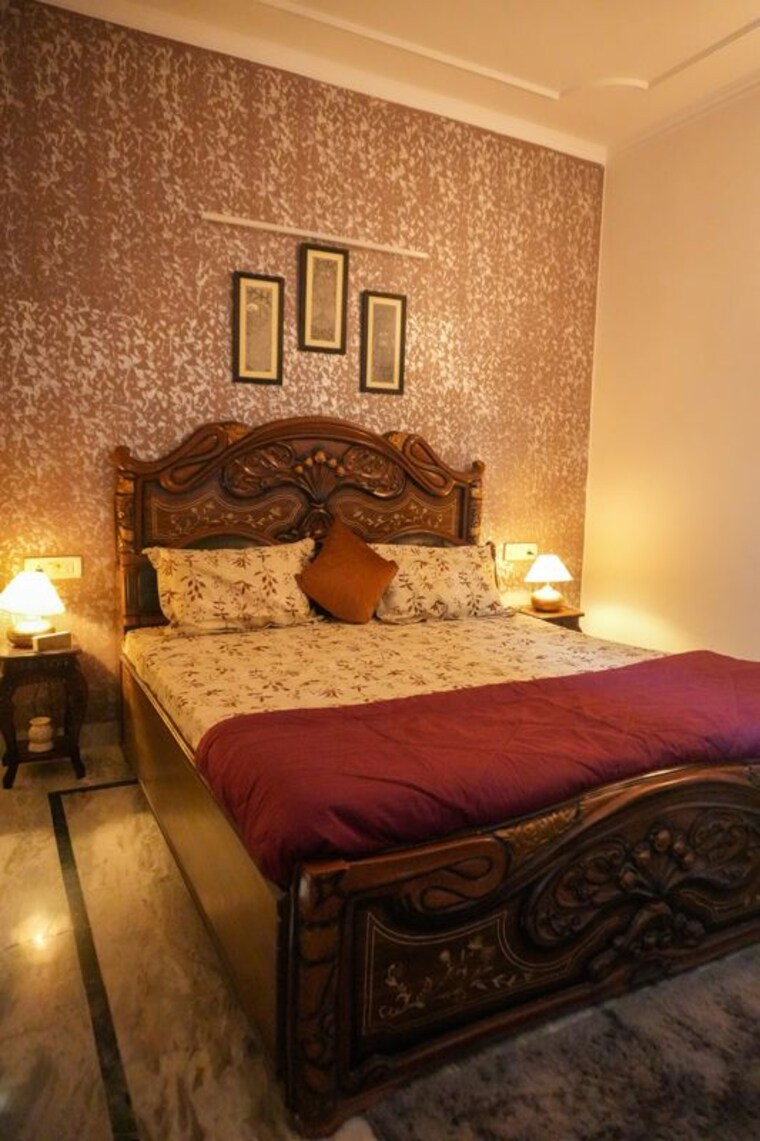 Bedroom, swastik-homes 3 Bedroom 1550 Sq.Ft. Apartment In Dhakoli Zirakpur 10782195