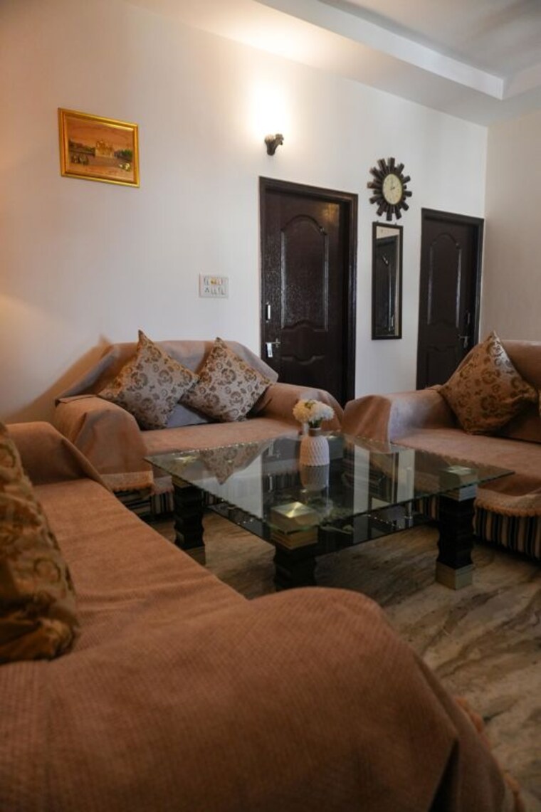Living Room, swastik-homes 3 Bedroom 1550 Sq.Ft. Apartment In Dhakoli Zirakpur 10782195