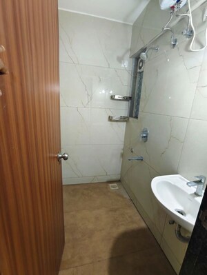 Bathroom in 1 BHK Apartment at Bhakti Park Anand Nagar, Anand Nagar – for Rent