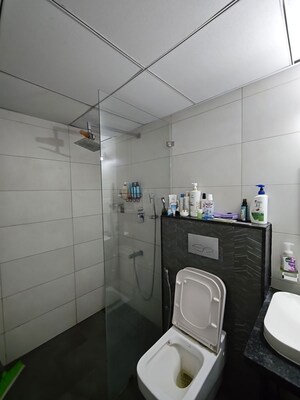 Bathroom in 2 BHK Apartment at Casagrand Boulevard, Hennur Road – for Rent