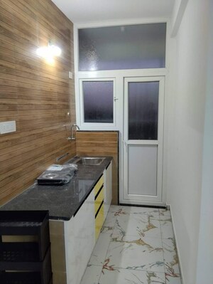 Kitchen in 1 RK Apartment at Pruchi Residency, Panathur – for Rent