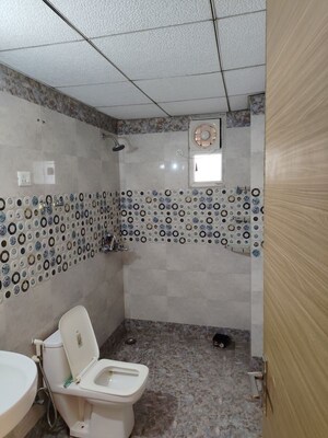 Bathroom in 3 BHK Apartment at Saya Gold Avenue, Vaibhav Khand – for Rent