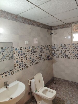 Bathroom in 3 BHK Apartment at Saya Gold Avenue, Vaibhav Khand – for Rent