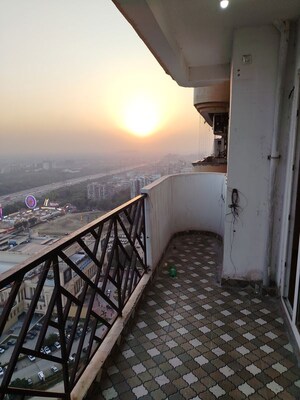 Balcony in 3 BHK Apartment at Saya Gold Avenue, Vaibhav Khand – for Rent
