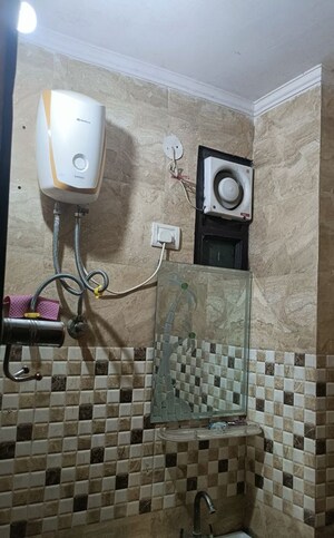 Bathroom in 1 BHK Builder Floor at Rajpur Khurd Extension – for Rent