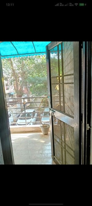 Balcony in Studio Apartment at Sector 16b Dwarka – for Rent