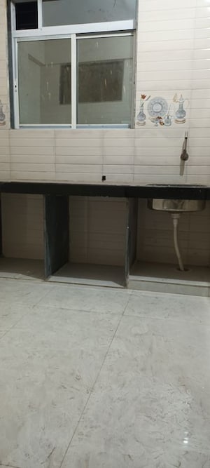 Kitchen in 1 RK Apartment at Ghansoli Sector 6 – for Rent