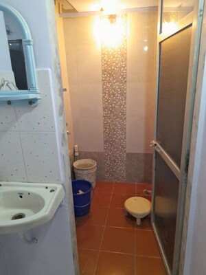 Bathroom in 1 BHK Apartment at Ghansoli Sector 6 – for Rent