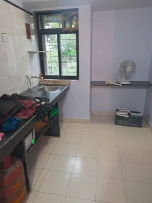 Kitchen in 1 BHK Apartment at Ghansoli Sector 6 – for Rent