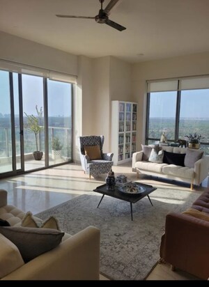 Living Room in 4 BHK Apartment at Paras Quartier, Gwal Pahari – for Sale