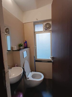 Bathroom in 1 BHK Apartment at Lodha Versova, Versova – for Rent