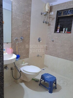 Bathroom in 3 BHK Apartment at Ghansoli Sector 6 – for Rent