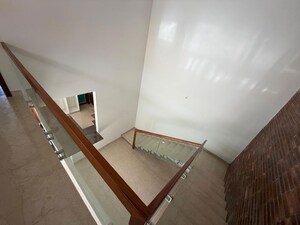 Staircase in 4 BHK Villa at Total Environment In That Quiet Earth, Hennur Road – for Sale