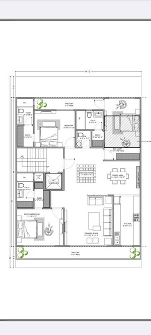 Floor Plan in 3.5 BHK Builder Floor at Uppal Gurgaon 99, Sector 99 – for Sale