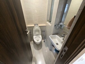 Bathroom in 1 BHK Apartment at Hiranandani Regent Hill, Powai – for Rent