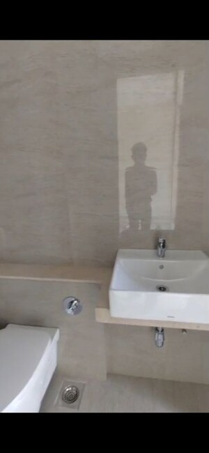 Bathroom in 2 BHK Apartment at Sheth Auris Serenity Tower 3, Malad West – for Rent