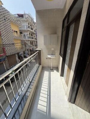 Balcony in 2 BHK Builder Floor at New Ashok Nagar – for Rent