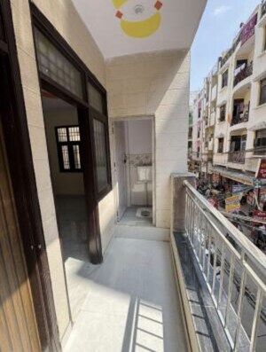Balcony in 2 BHK Builder Floor at New Ashok Nagar – for Rent