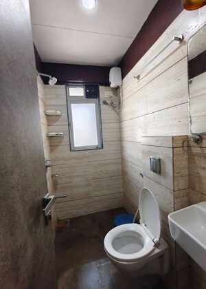 Bathroom in 1 BHK Apartment at Sai Siddhant D N Nagar Krishna CHS LTD, Andheri West – for Rent