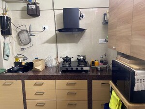 Kitchen in 2 BHK Apartment at Jimmy Tower Apartment, Kopar Khairane – for Sale