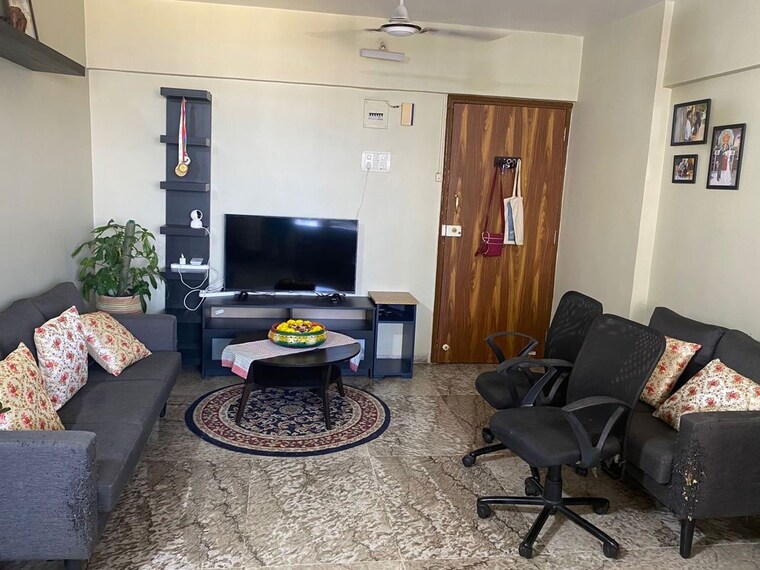 Living Room, jimmy-tower-apartment 2 Bedroom 1000 Sq.Ft. Apartment In Kopar Khairane Navi Mumbai 10782414