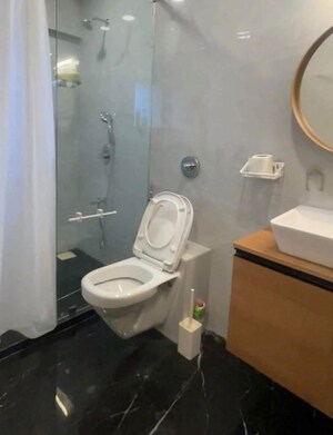 Bathroom in 1 BHK Apartment at Union Park Khar West, Khar West – for Rent