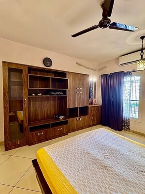 Bedroom in 3 BHK Apartment at Sobha Chrysanthemum, Thanisandra – for Rent