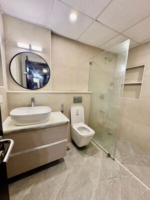 Bathroom in 3 BHK Apartment at Sobha Chrysanthemum, Thanisandra – for Rent