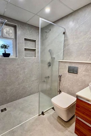 Bathroom in 3 BHK Apartment at Sobha Chrysanthemum, Thanisandra – for Rent