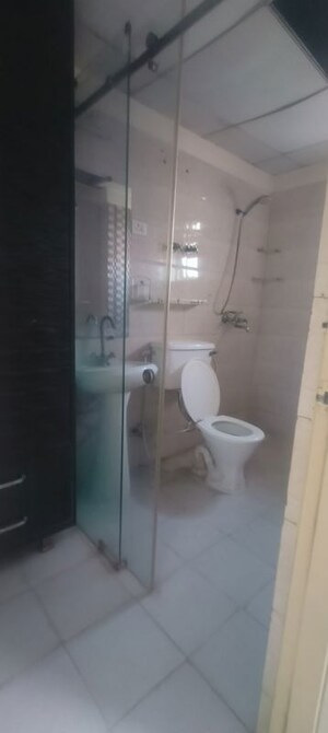 Bathroom in 3 BHK Apartment at Gaur City 1st Avenue, Sector 4 Greater Noida – for Rent
