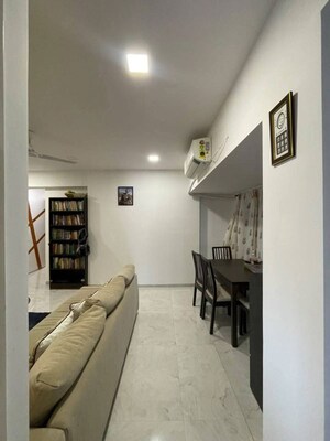 Living Room in 2 BHK Apartment at Elegant Apartment Khar, Khar West – for Rent