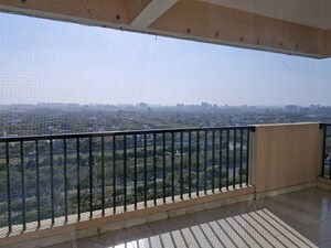 Balcony in 3 BHK Apartment at HIG Apartments, Omicron I Greater Noida – for Sale