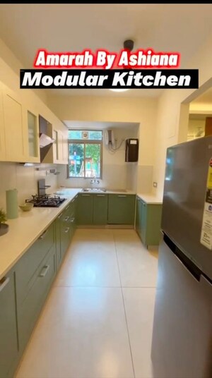Kitchen in 3 BHK Apartment at Ashiana Amarah, Sector 93 – for Rent