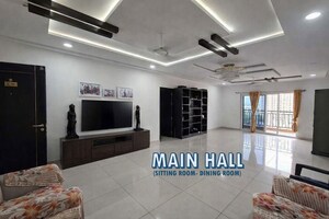 Living Room in 3 BHK Apartment at ASBL Spectra, Financial District – for Rent