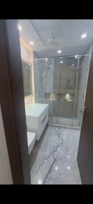 Bathroom in 3 BHK Builder Floor at Kalkaji – for Rent
