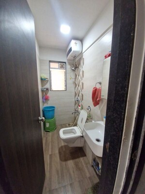 Bathroom in 3 BHK Apartment at Gagangiri Gagan 45, Kurla – for Rent