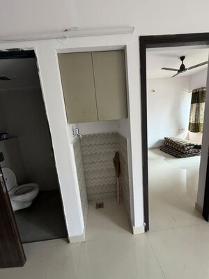 Building Lobby in 1 BHK Apartment at Lodha Crown Quality Homes, Majiwada – for Rent
