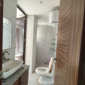 Bathroom in 3 BHK Builder Floor at Chattarpur – for Rent