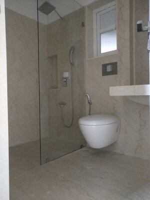Bathroom in 3 BHK Apartment at Kanakia Paris, Bandra East – for Rent