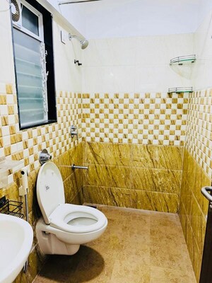 Bathroom in 2 BHK Apartment at Sethia Grandeur, Bandra East – for Rent
