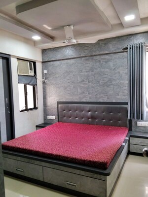 Bedroom in 2 BHK Apartment at Ideal Pristine Tower, Kasarvadavali – for Rent