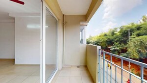 Balcony in 2 BHK Apartment at Bhartiya Nikoo Homes, Thanisandra Main Road – for Sale