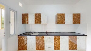 Kitchen in 2 BHK Apartment at Bhartiya Nikoo Homes, Thanisandra Main Road – for Sale