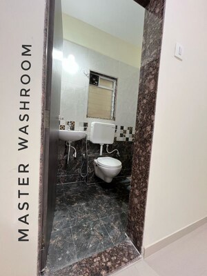 Bathroom in 1 BHK Apartment at Vedant Sumeet Elite, Balkum Pada – for Rent
