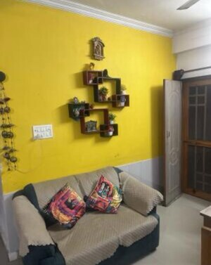 Living Room in 3 BHK Apartment at Jankipuram – for Sale