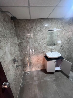 Bathroom in 3 BHK Apartment at Praneeth Pranav Jaitra, Miyapur – for Rent