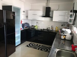 Kitchen in 3 BHK Apartment at Green Space Signature, Manikonda – for Rent