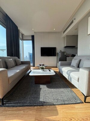Living Room in 1 RK Apartment at M3M My Den, Sector 67 – for Rent