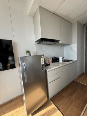Kitchen in 1 RK Apartment at M3M My Den, Sector 67 – for Rent